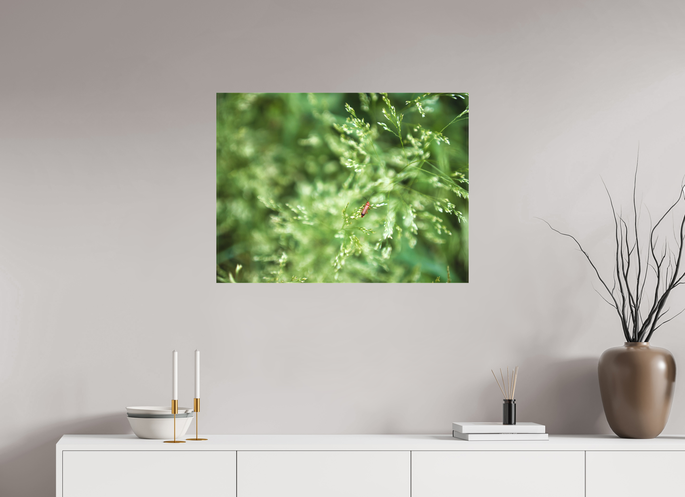 80 x 60 cm, Canvas Grassland Guardian – A Moment in Stillness