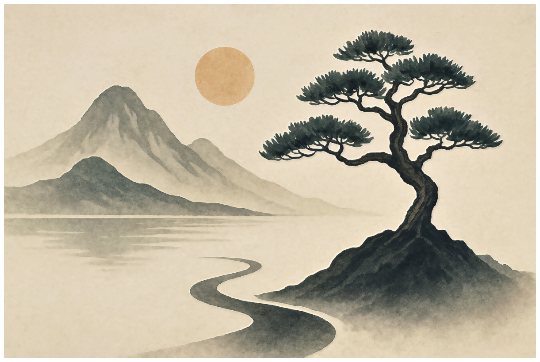 Main image Solitary Path – Light Over Quiet Mountains