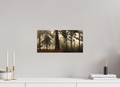 41,8 x 20 cm, Canvas Misty Forest Tree – Atmospheric Fine Art Print