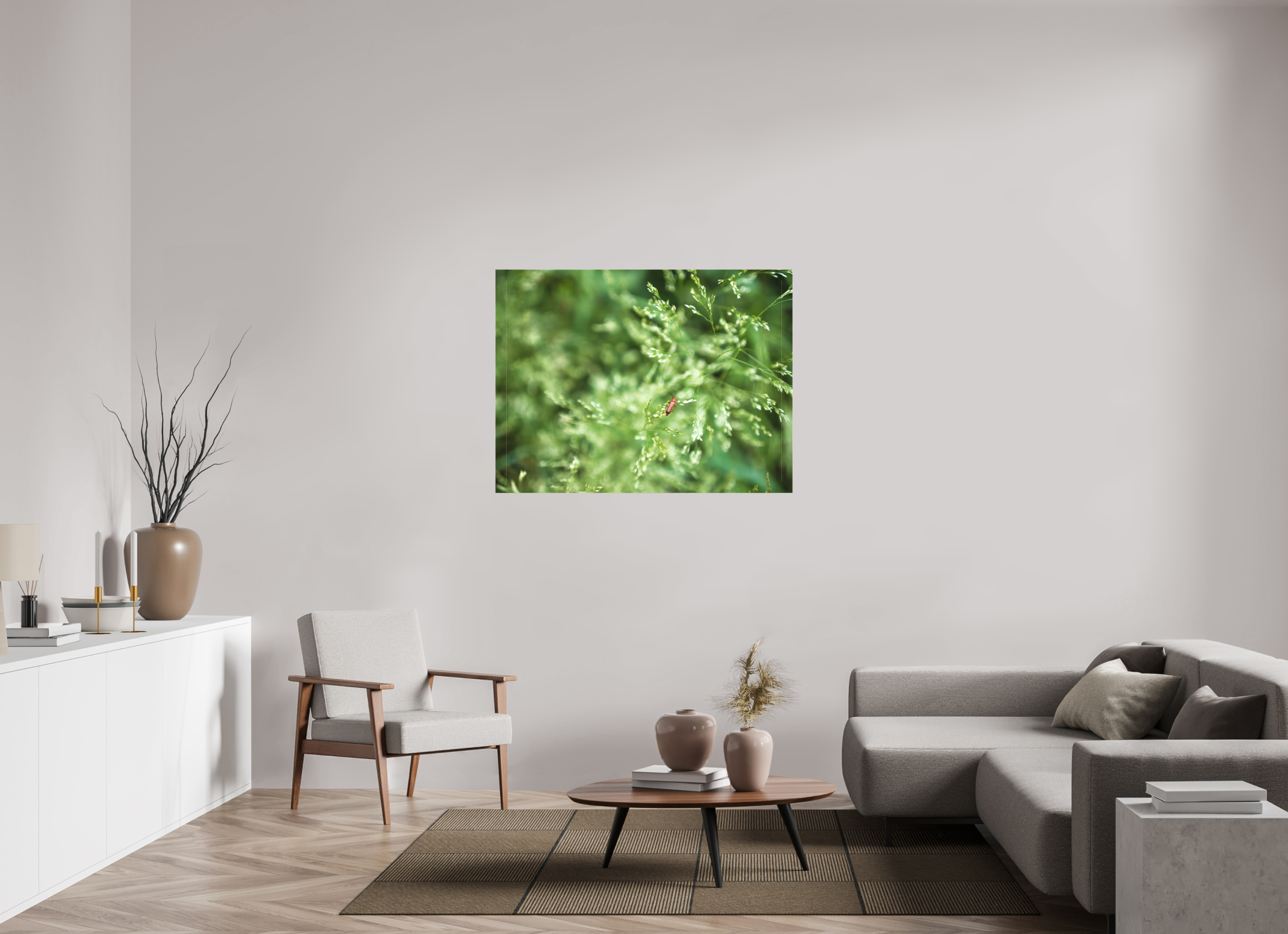 120 x 90 cm, Canvas Grassland Guardian – A Moment in Stillness