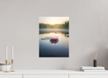 30 x 41,1 cm, Canvas Lily Dawn – Stillness Over Quiet Waters